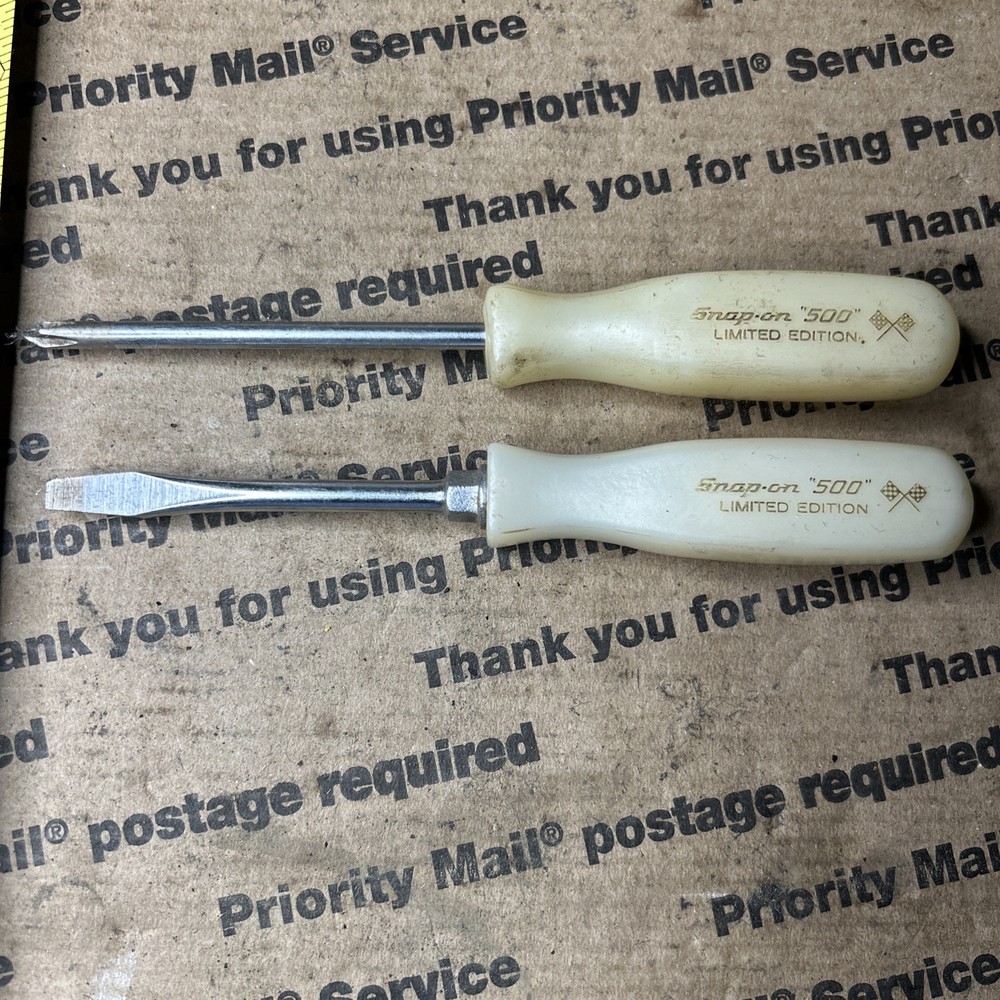 Snap On Tools “500” Limited Edition Slotted Flat Philips Pearl Screwdriver Set