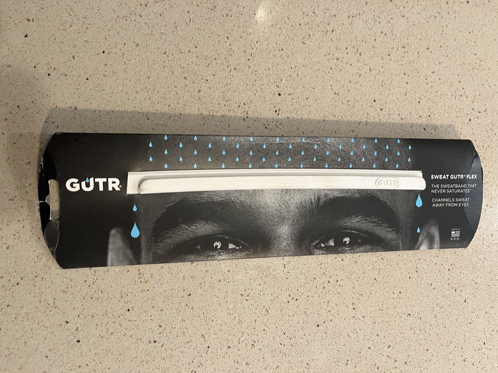 Gutr Sweatband White