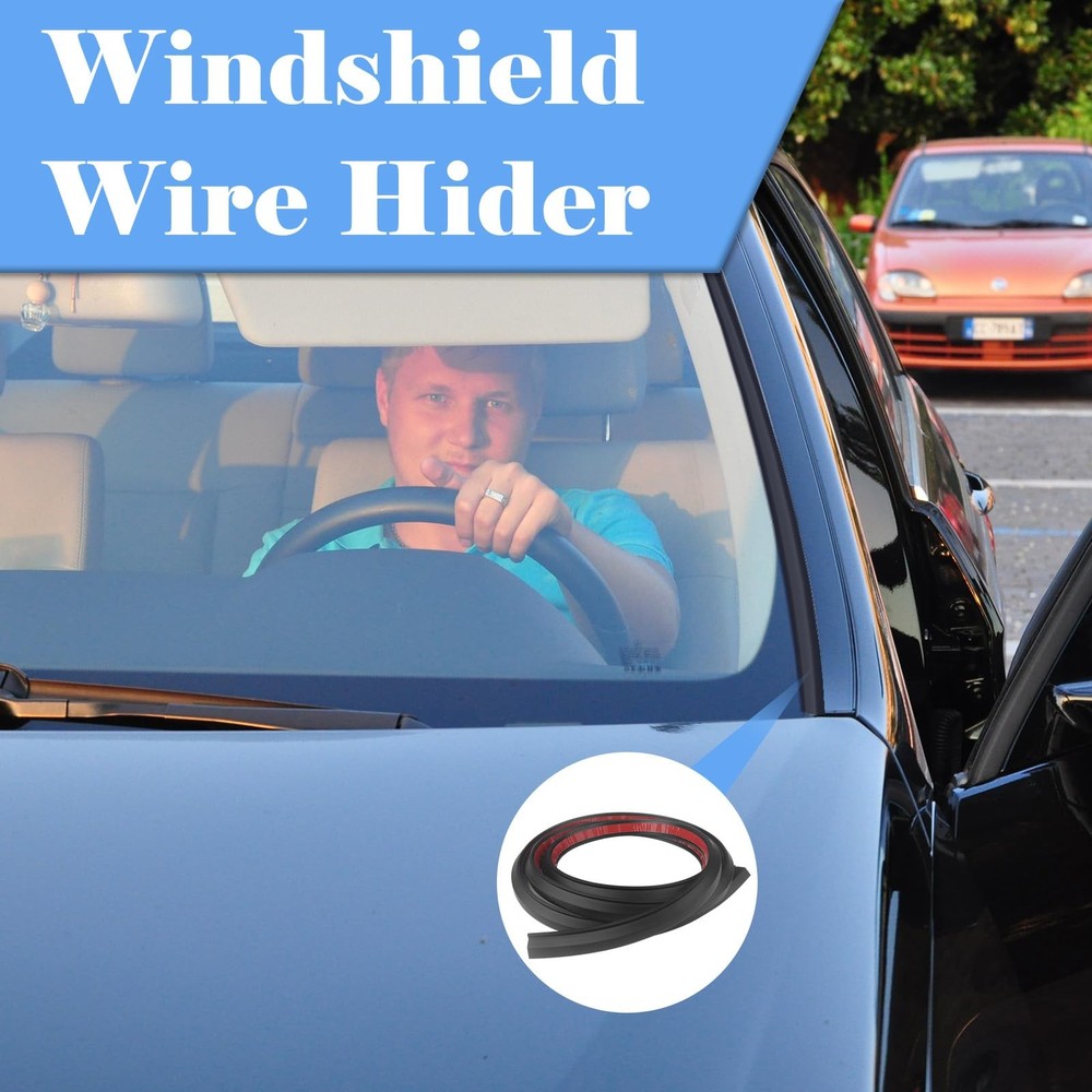 Universal Car Cable Concealer 6.56ft Wire Hider for Windshield - 1 PC