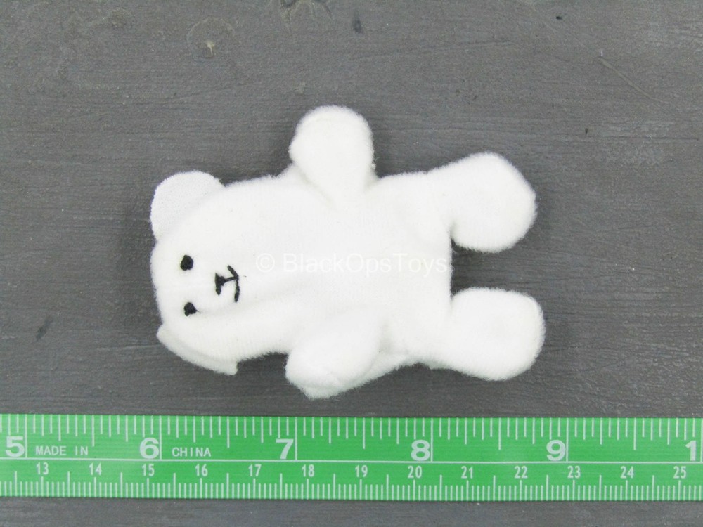 1/6 Scale Toy White Polar Bear Backpack
