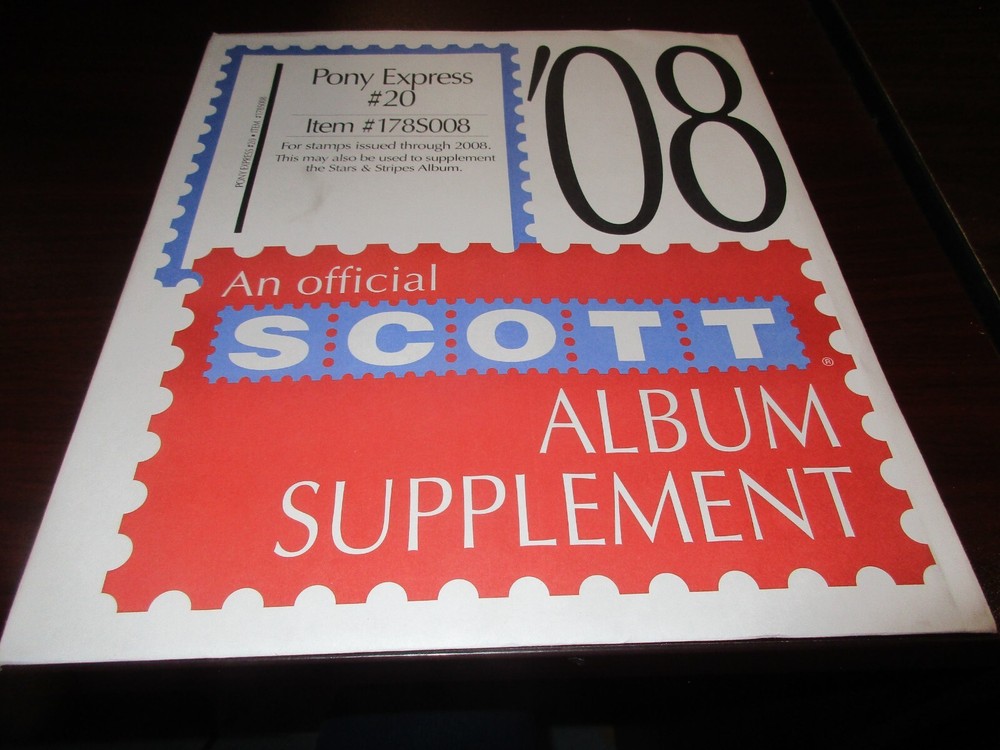 THE SCOTT THE SCOTT  ALBUM SUPPLEMENT PONY EXPRESS #20  W/FREE SHIPPING!!