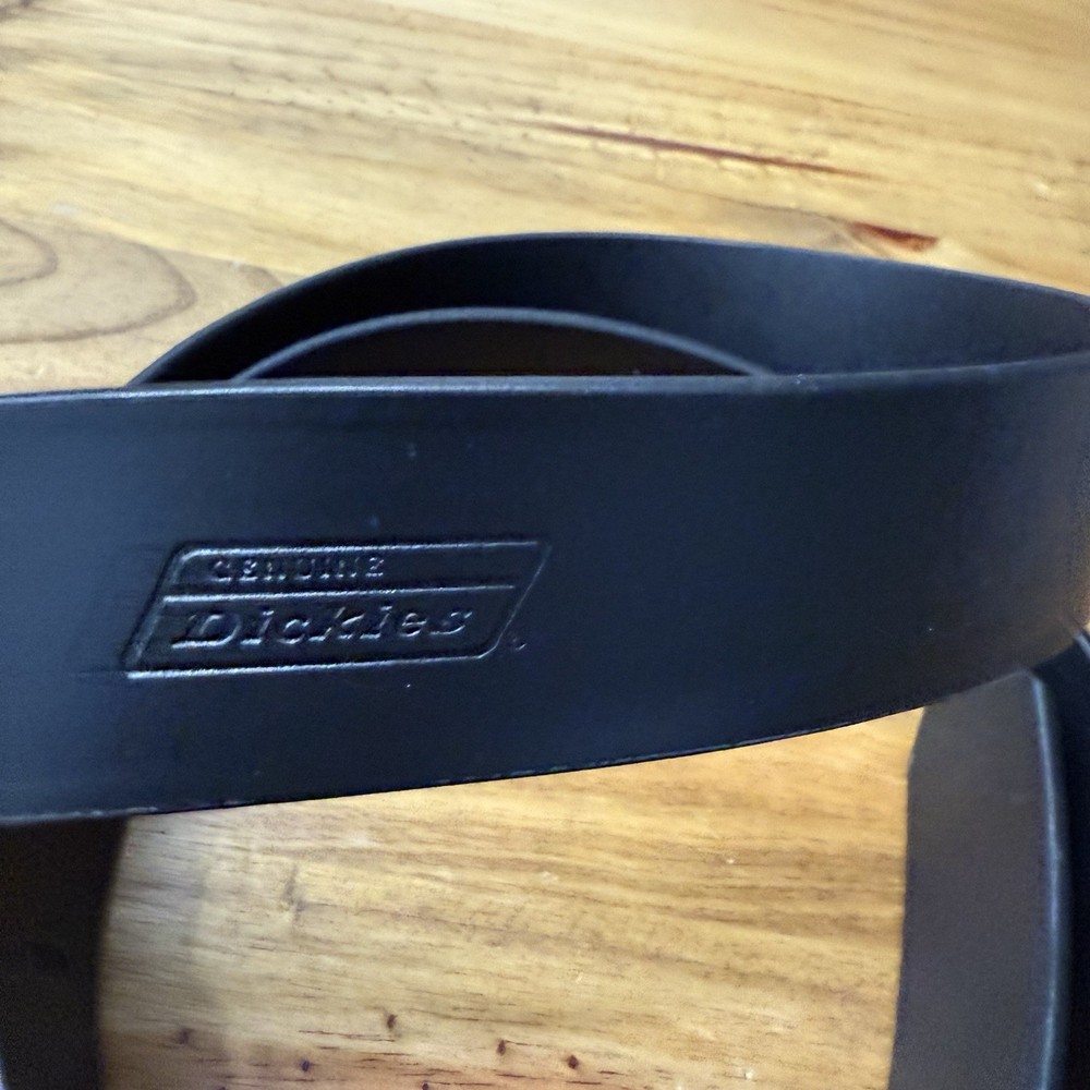 Dickies Black Leather Belt XL