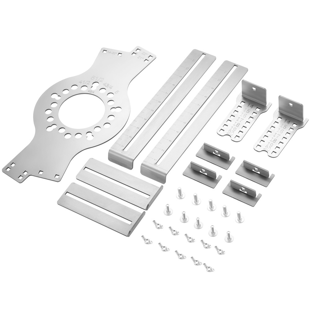 Wheel Fitment Testing Tool, Tire Size Fit Test Measuring Mockup, 5-Lug Pattern