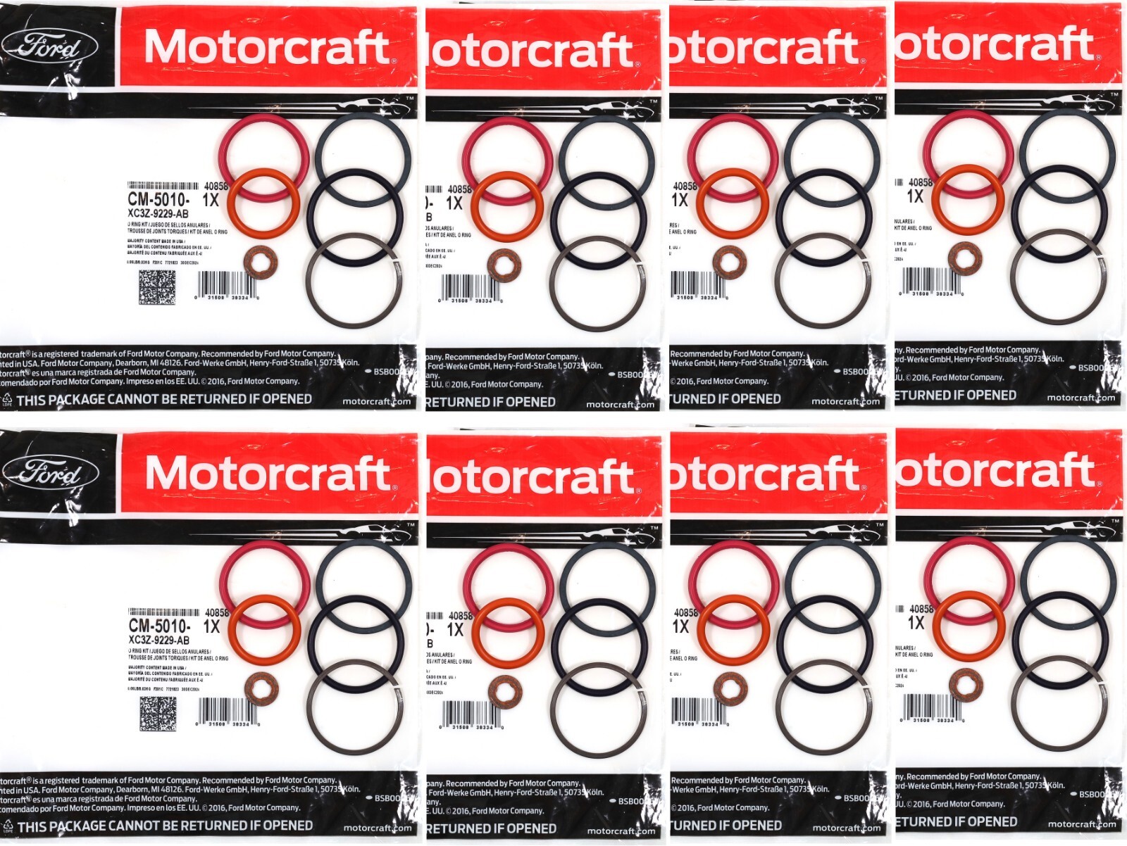 Motorcraft CM-5010 Injector O-Rings Full Set 94–03 7.3L Powerstroke XC3Z-9229-AB