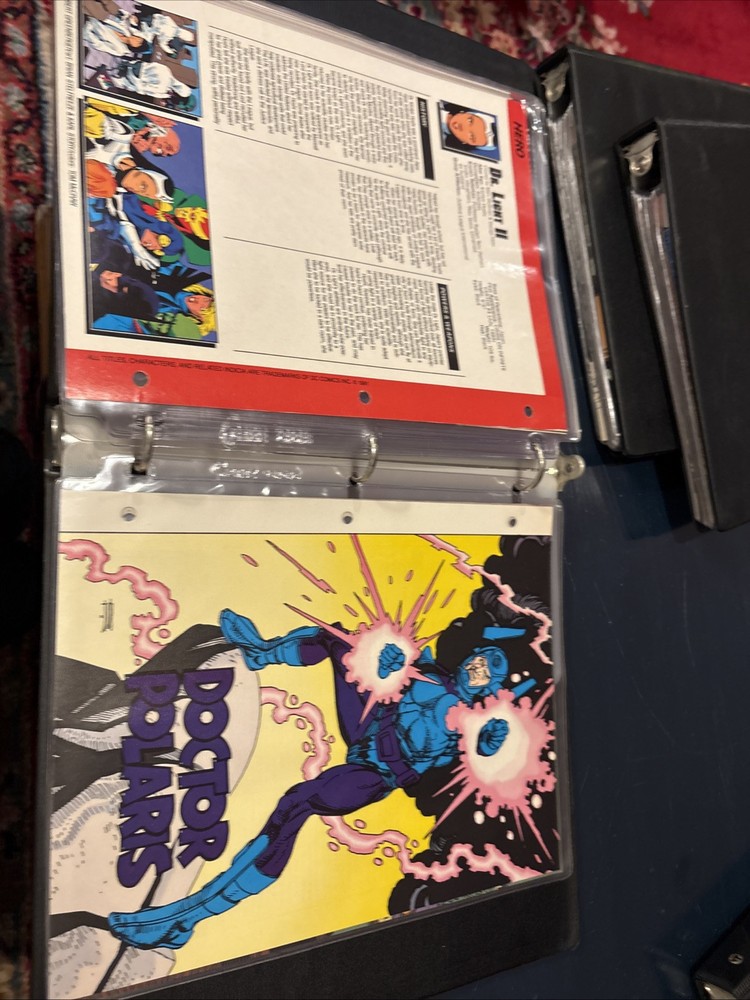 Comic Book Bio Binder