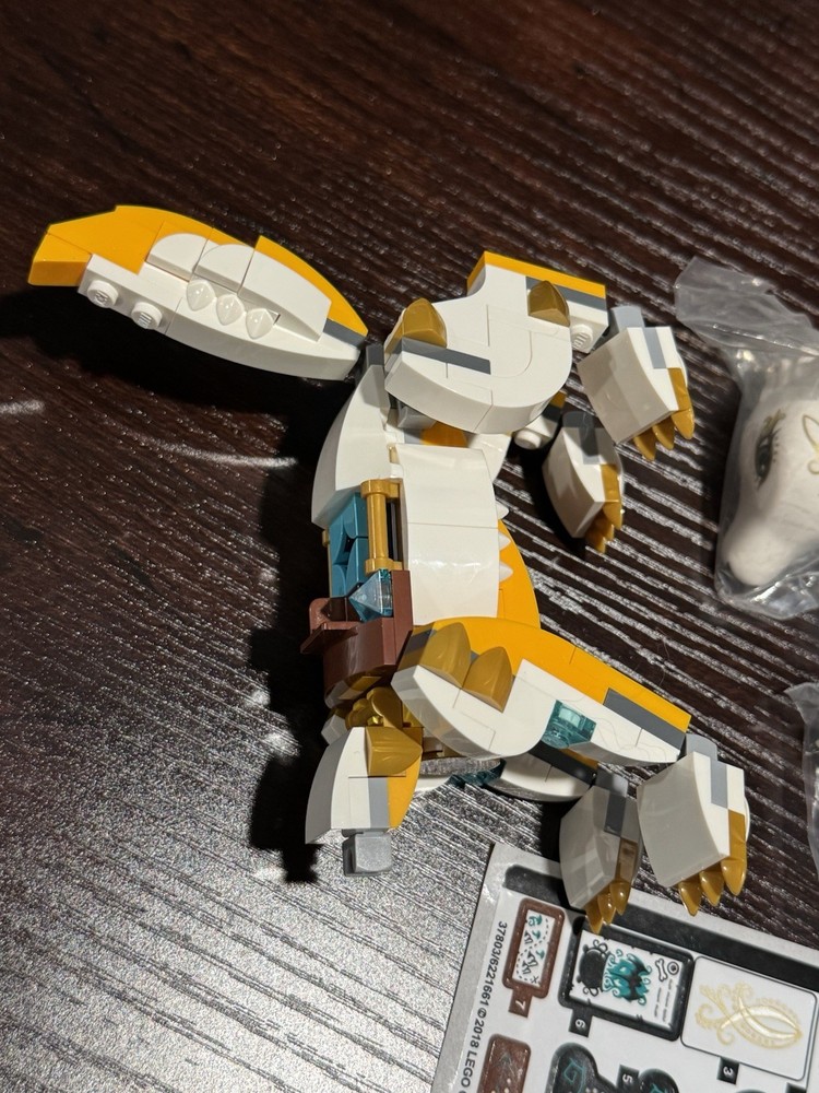 Lego Elves 41195 White Wolf Creature - Read Description