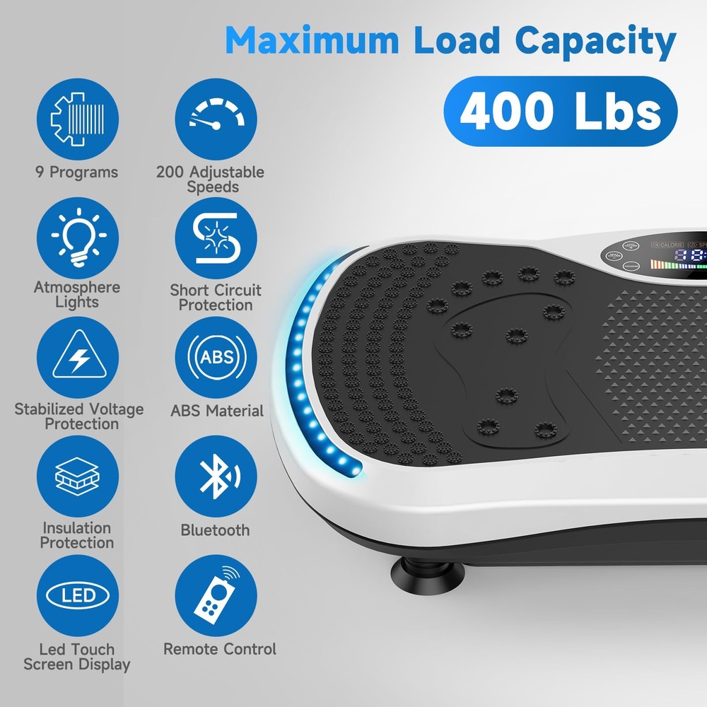 Vibration Plate Exercise Machine for Lymphatic Drainage, Vibration Machine fo...