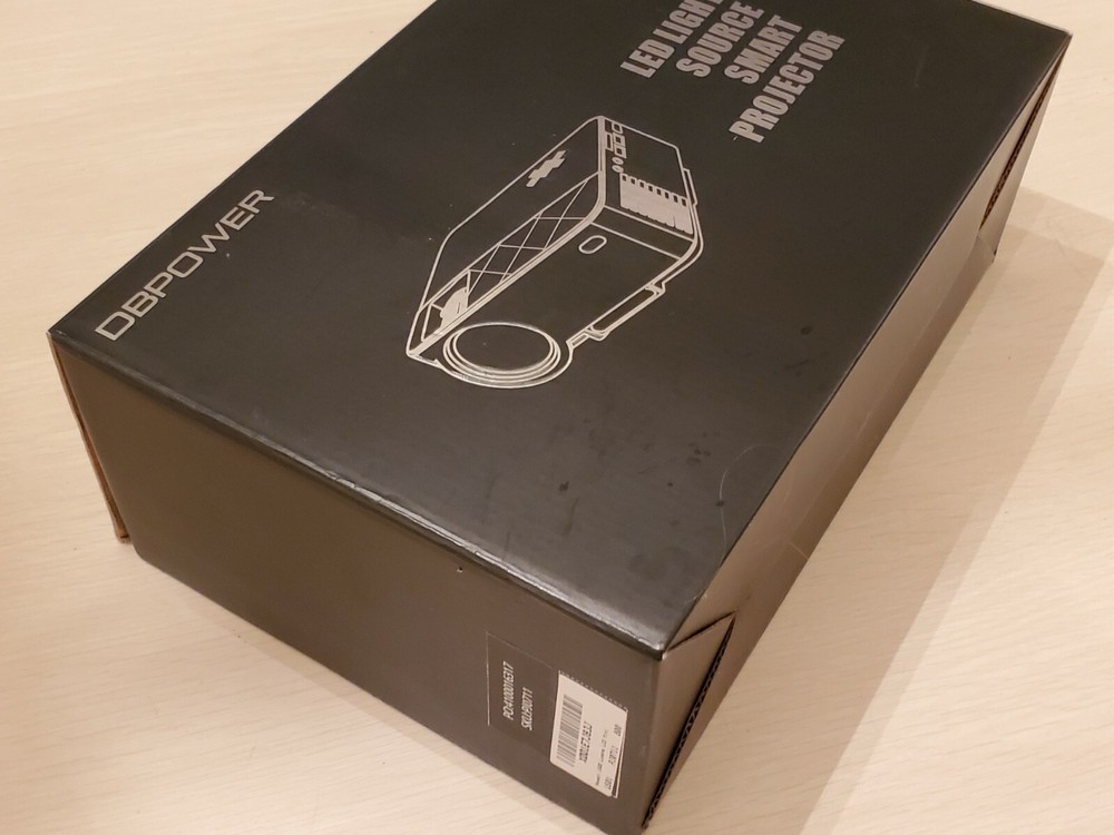 DBPOWER LED LIGHT SOURCE SMART PROJECTOR - BRAND NEW IN BOX