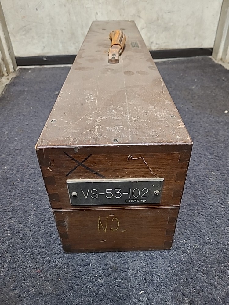 Antique Gurley Engineering Wood Instrument Box