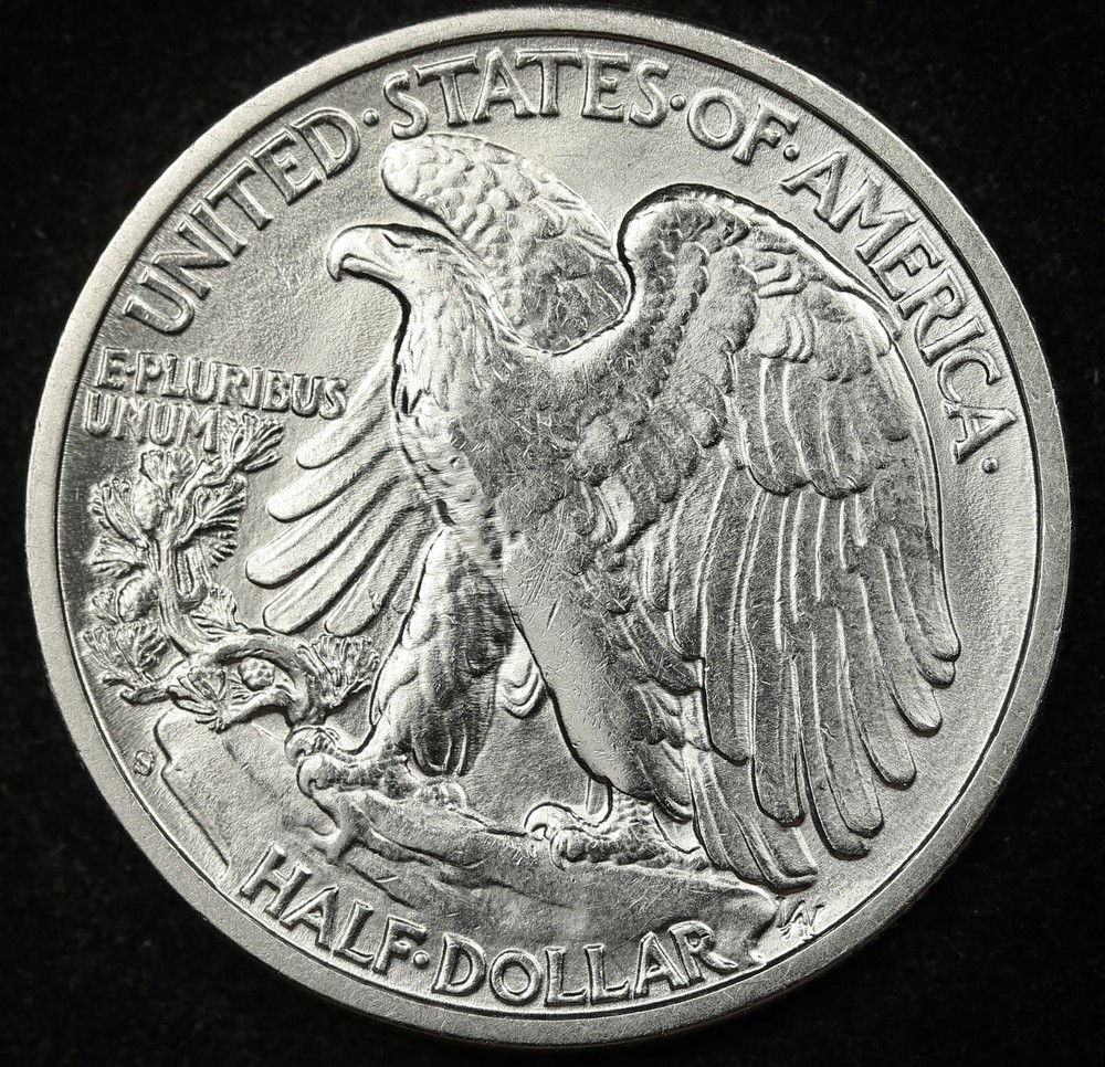 1943-s Walking Liberty Half. B.U. 97888 (Inventory E)