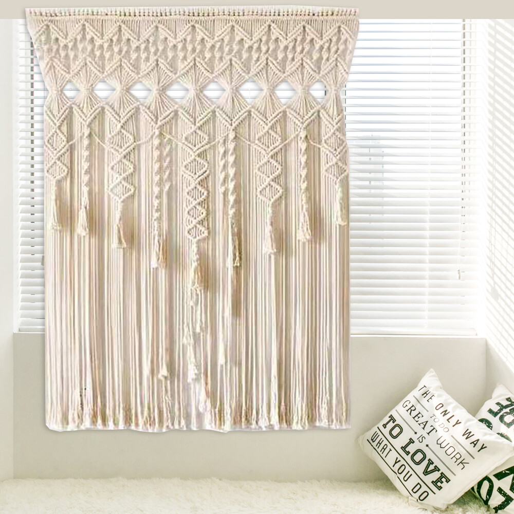 Handcrafted Macrame Door Curtain ?C Elegant Boho Home Decor Backdrop