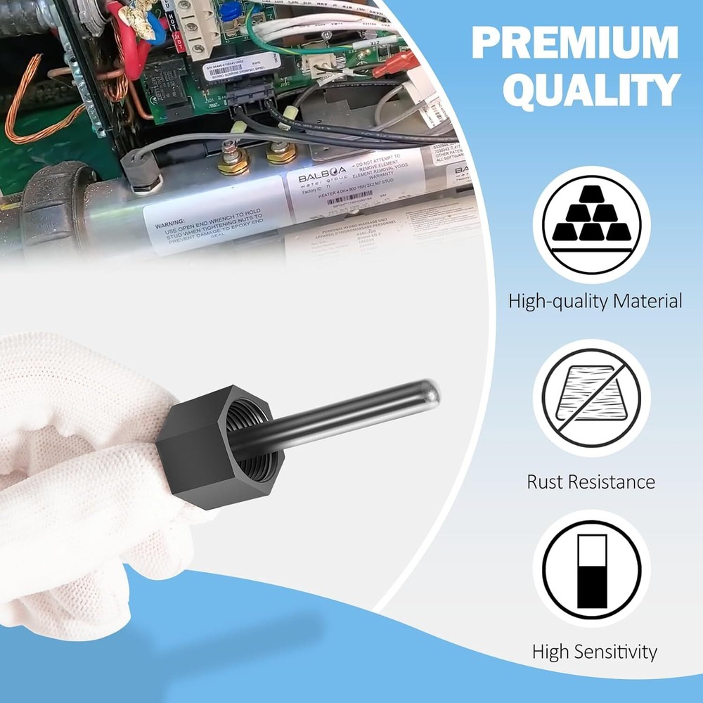 2-Pack Temp/Hi Limit Sensor Assembly for Balboa M7/LE/Value Spa Heater M7 System