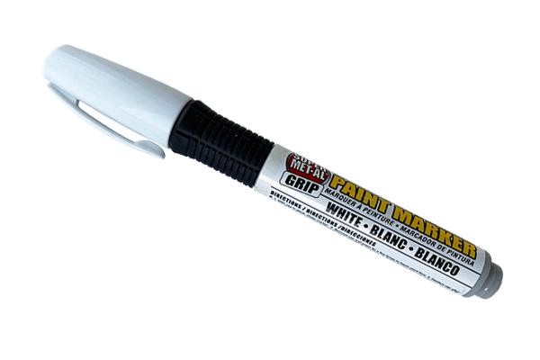 Industrial Metal Paint Marker, White