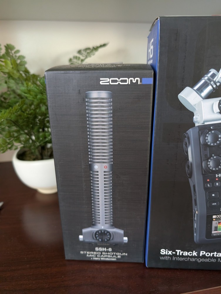 Zoom H6 All Black 6-track Portable Recorder