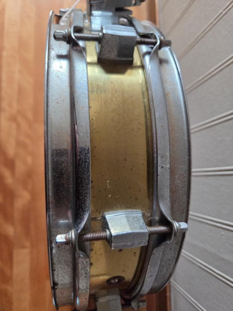 Pearl Brass Shell Snare Drum