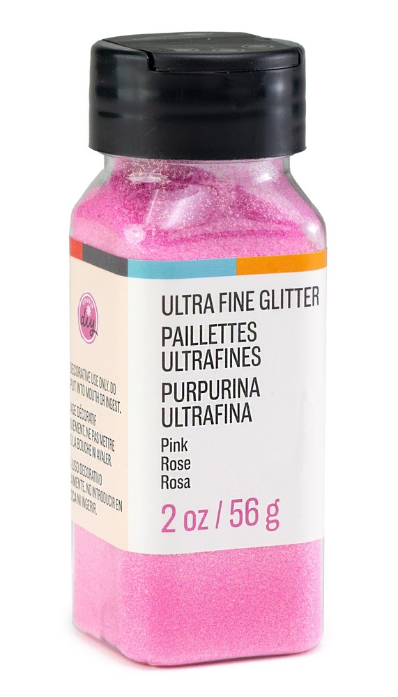 CousinDIY Extra Fine Glitter 2oz-Pink