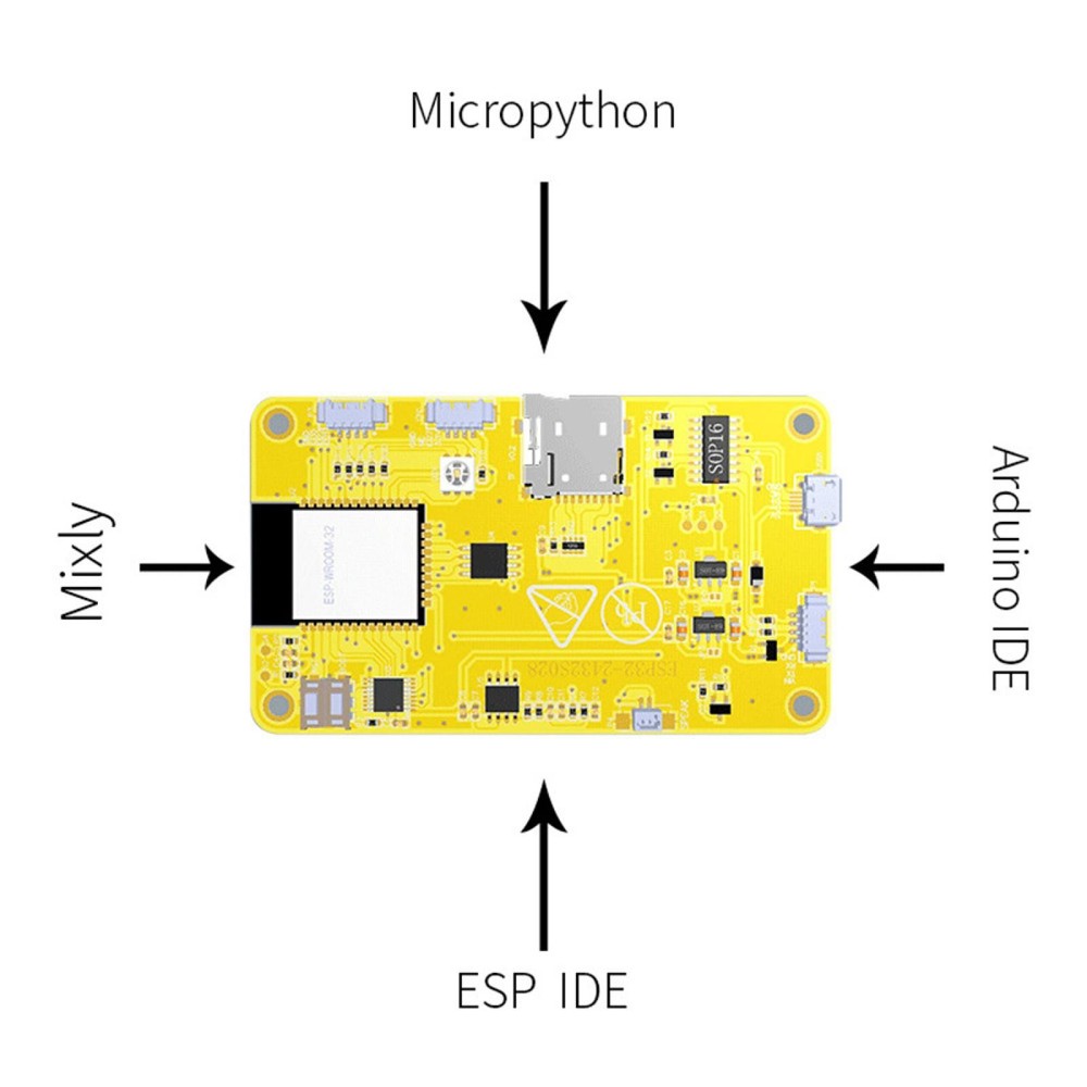 2.8" Display Screen ESP32 WiFi&Bluetooth Module Development Board For Arduino