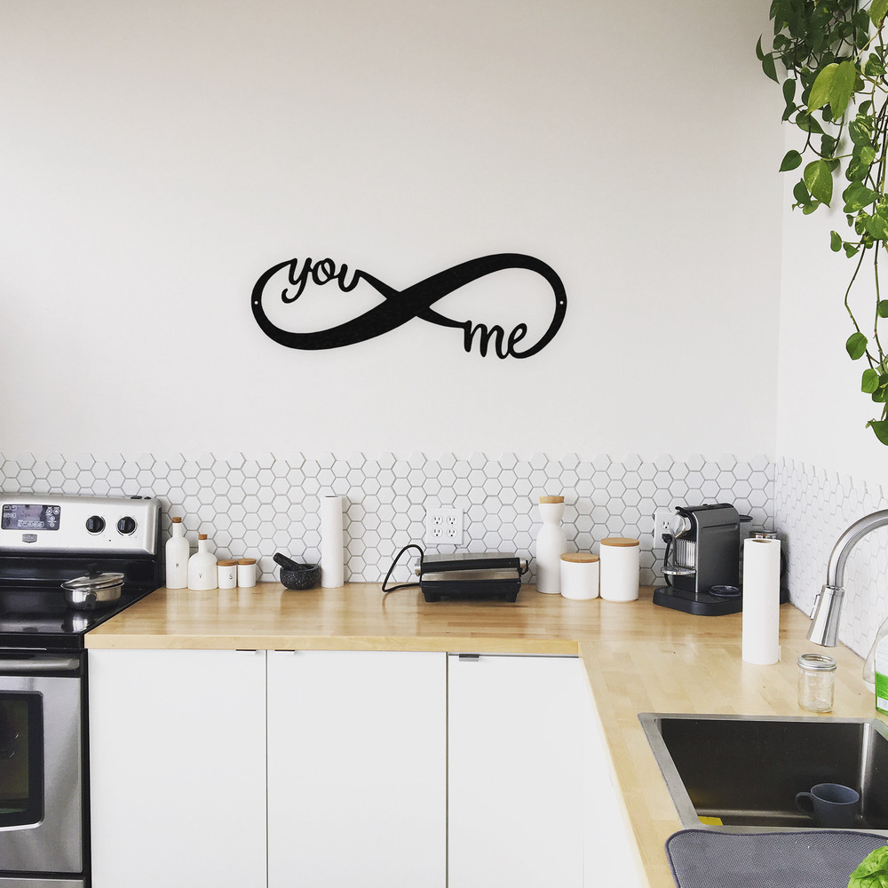 You and Me Infinity - Metal Wall Art