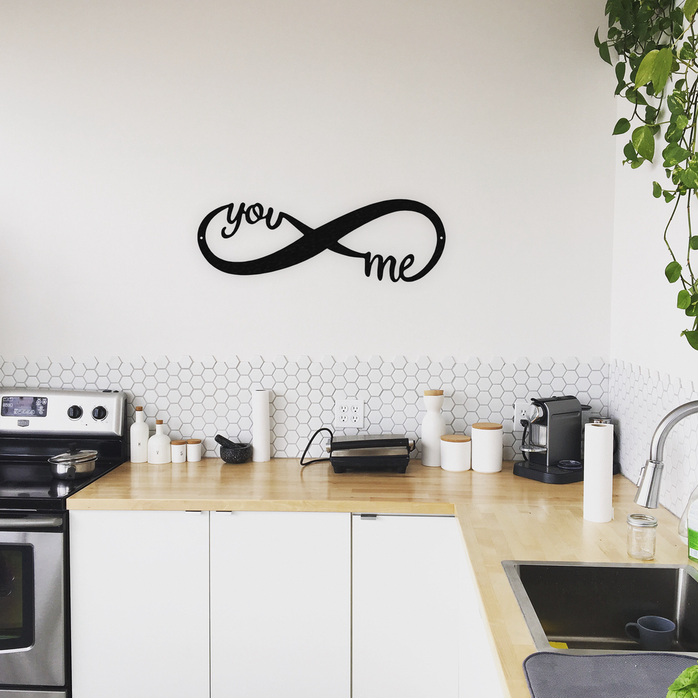 You and Me Infinity - Metal Wall Art