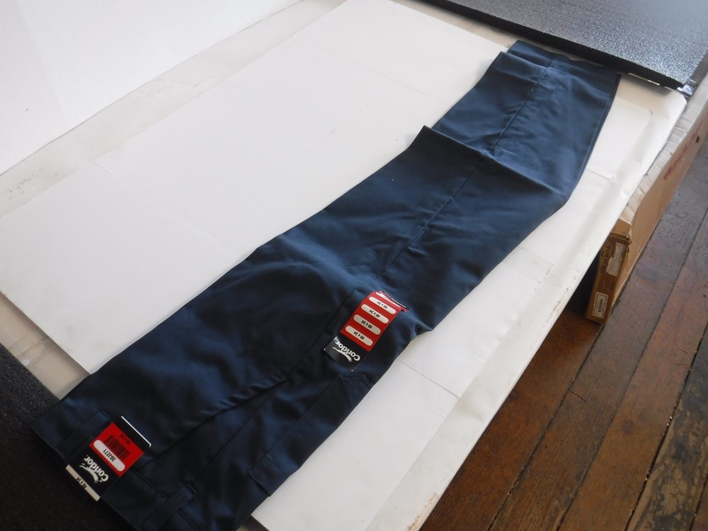 NEW 30J271 Work Pants, Polyester/Cotton, Navy, 40x34 (B)