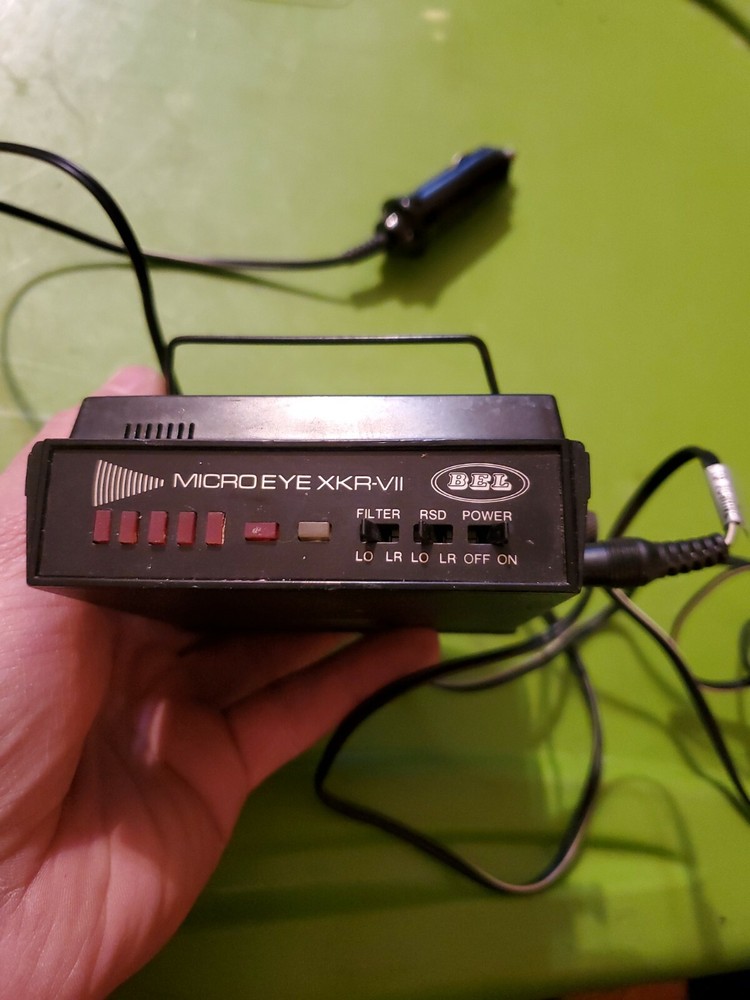BEL-TRONICS Micro Eye XKR-VII Black Radar Detector filter rsd