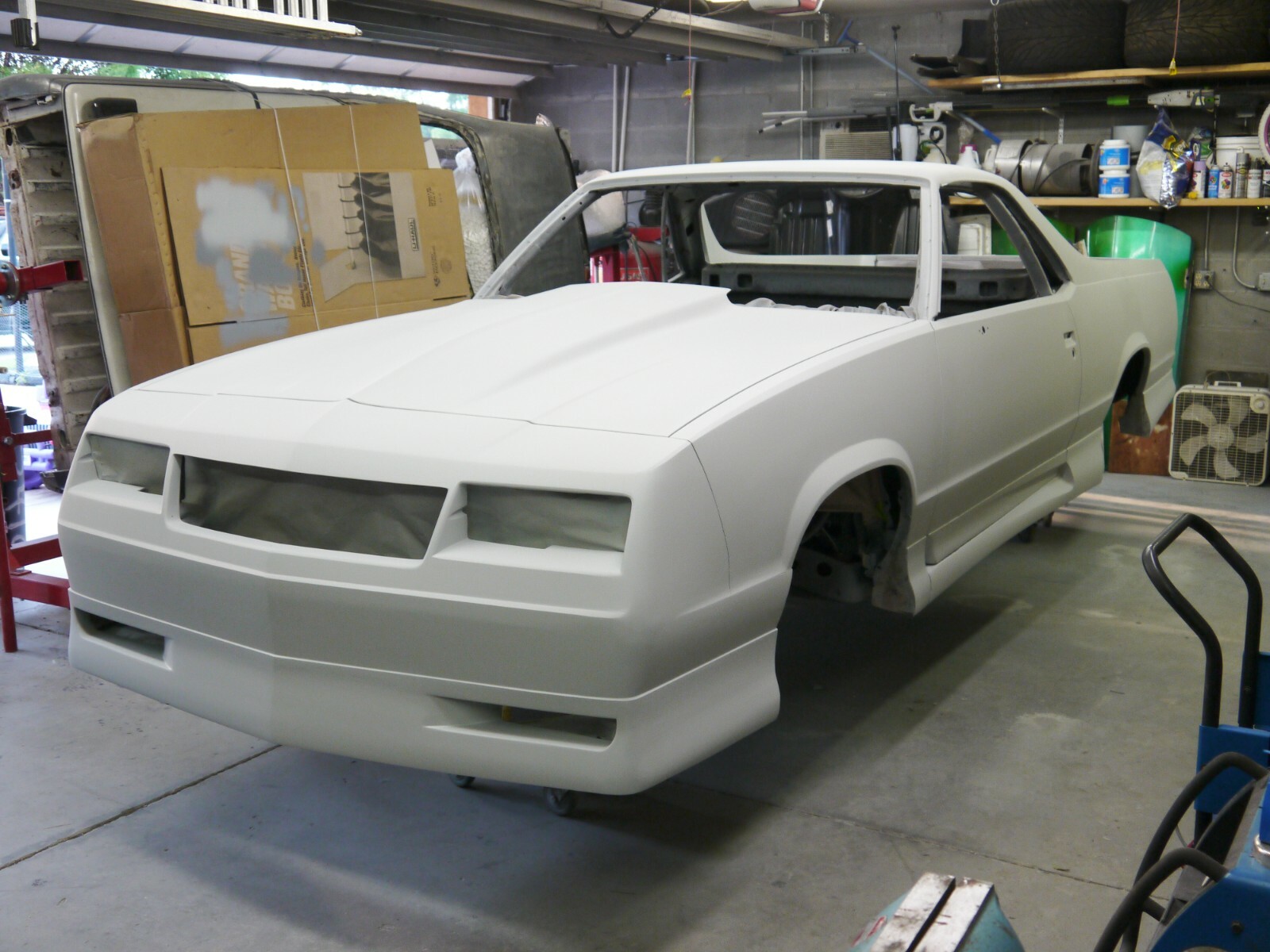 El Camino Chevy Choo Choo Custom Pro Street Tubbed G-body Rotisserie Restored