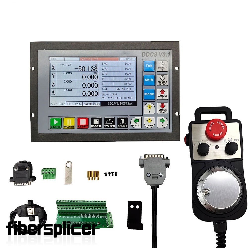 DDCSV3.1 + 4-Axis with MPG Handwheel CNC Offline Controller for Engraving fl56