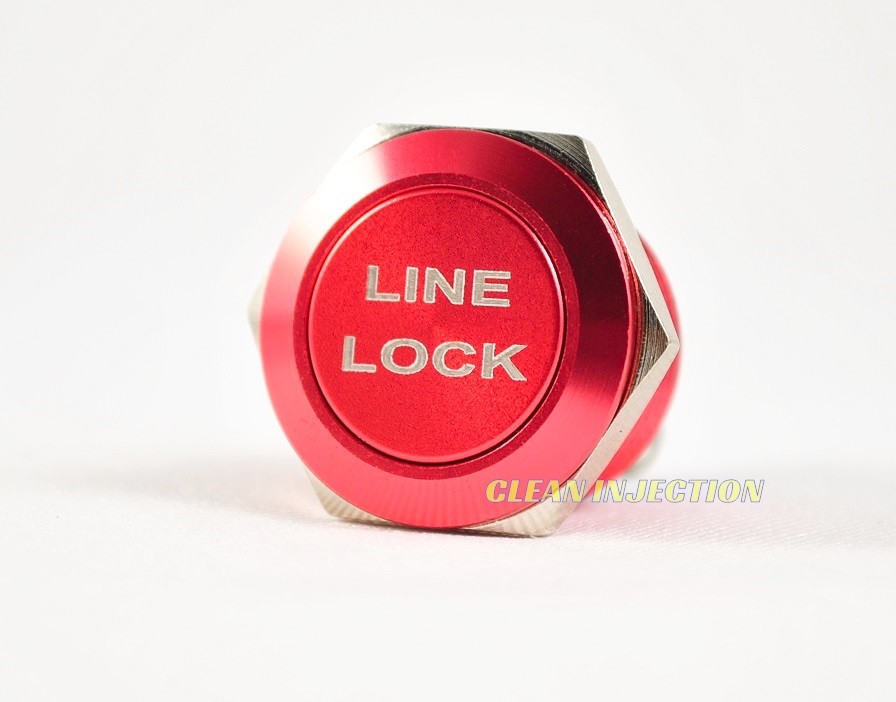 red 19MM line lock steering wheel burnout Momentary activation Push Button stage