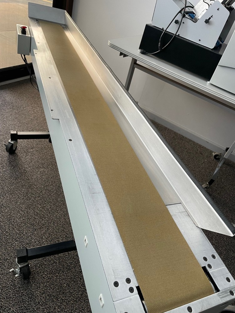72" Adjustable Height Sequencing Collection Conveyor, 2 sides TILT capability