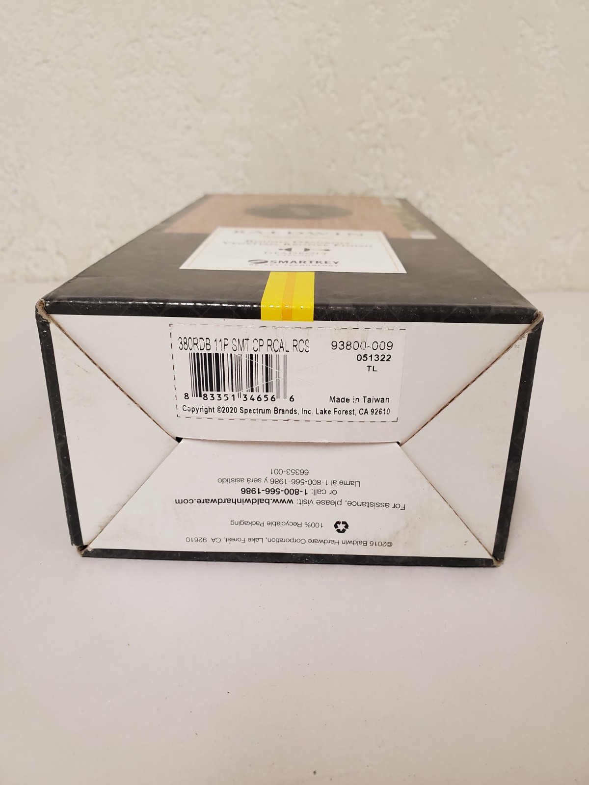 Baldwin Prestige Venetian Bronze Single Cylinder Round Deadbolt w/ SmartKey