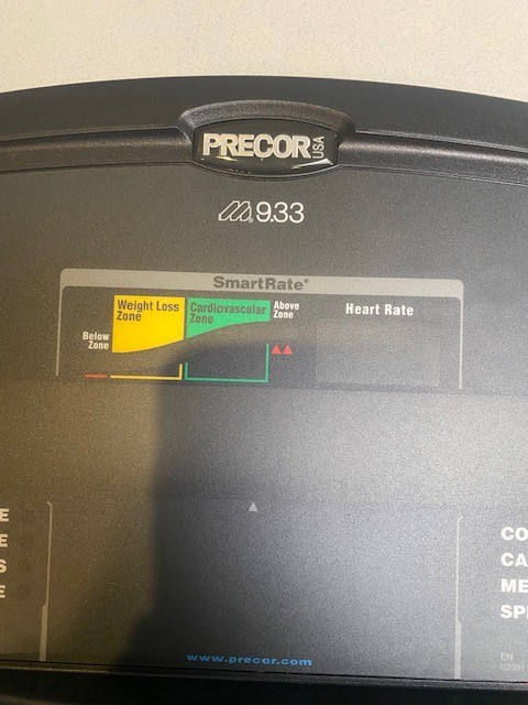 Precor 9.33 Display
