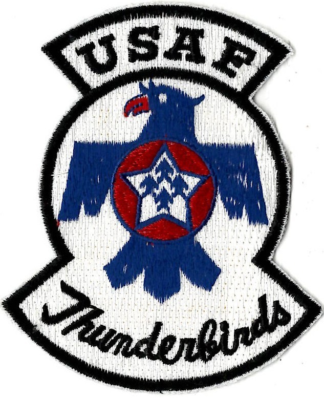 USAF THUNDERBIRDS AIR DEMONSTRATION SQUADRON MILITARY PATCH
