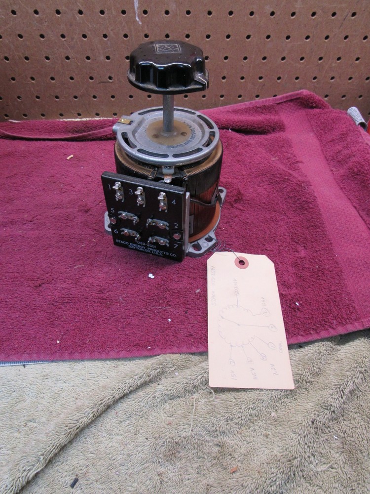 Vintage STACO 033-3591 Variac Variable Auto Transformer
