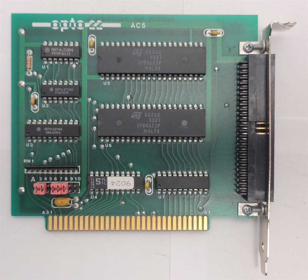 Opto22 AC5 ISA 8-Bit Adapter Card Bus Interface