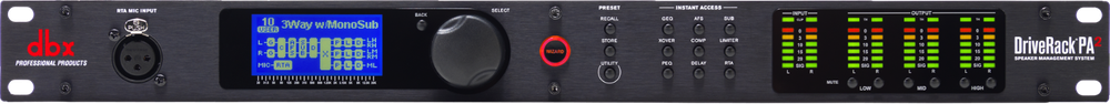 DBX DriveRack PA2 Loudspeaker Management Processor + RTA-M Omni-Direction MIC.