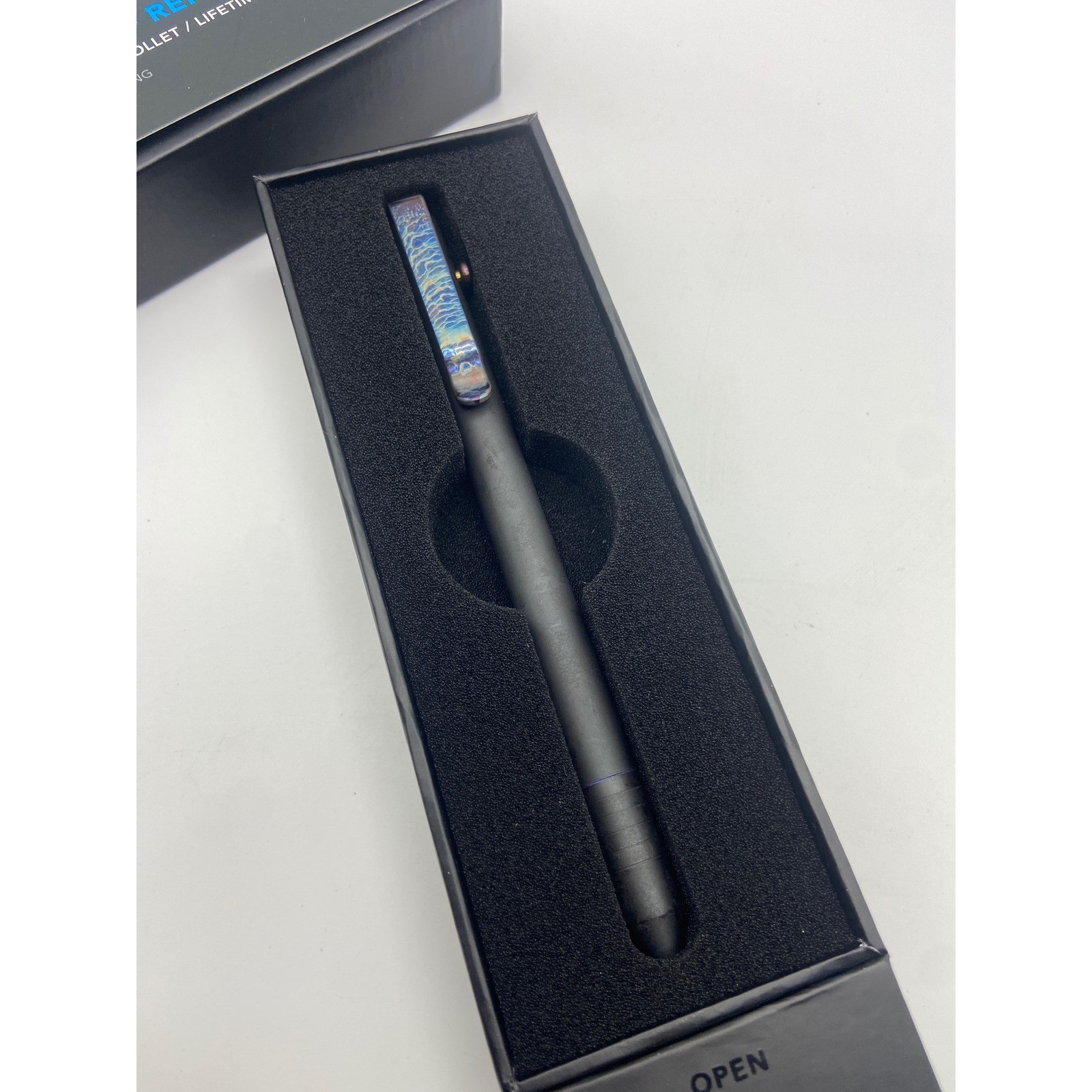 Premium Titanium EDC Pen Stealth Camo Design Lightning clip Custom one of a kind