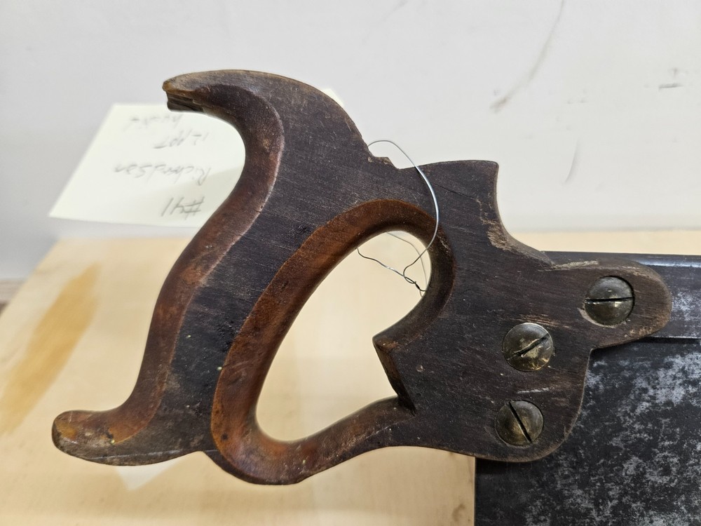 Richardson Tennon Backsaw, Ready to Use, Hand Sharpened and Hammer Set