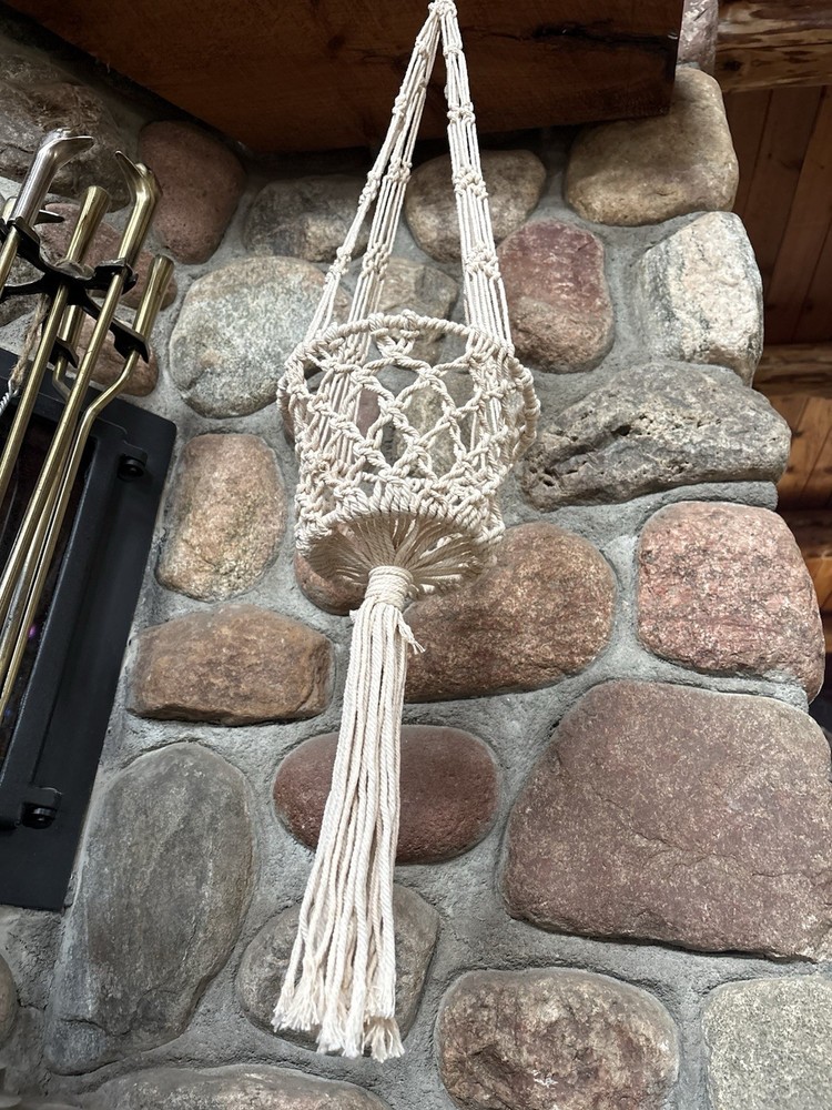 Hanging Macrame Plant Holder 40” Long