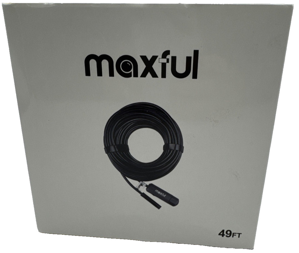 Maxful USB Endoscope Camera 49ft 2MP Waterproof Inspection Camera