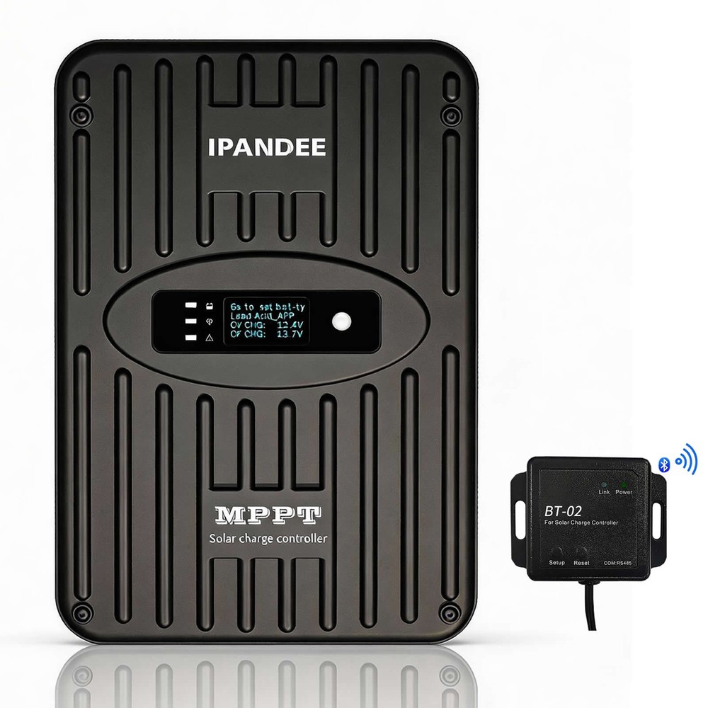 60A 40A MPPT Solar Charge Controller 12V/24V Auto Battery PV Regulator Parallel