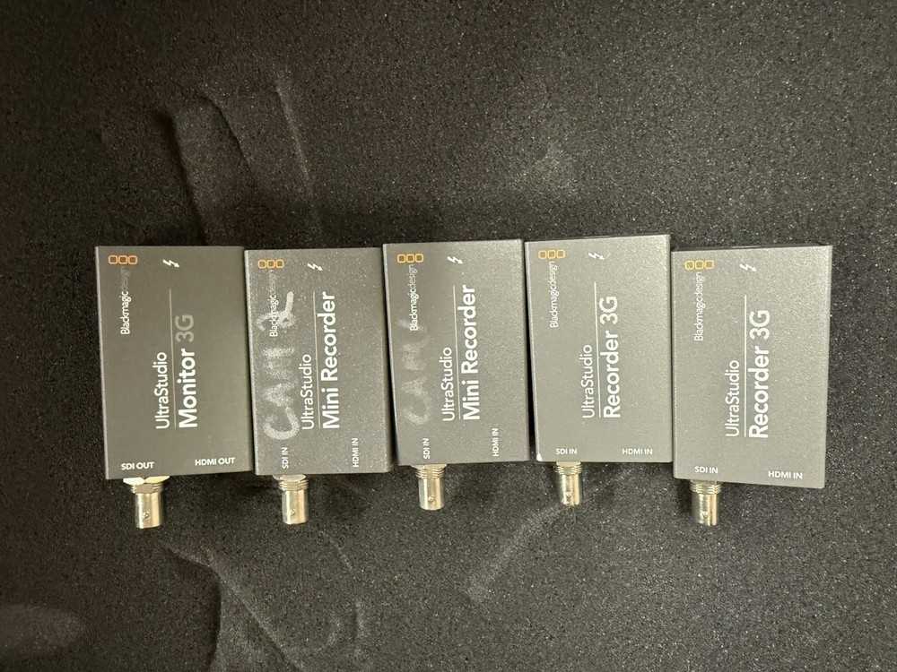 TWO Blackmagic Design Ultra Studio Mini Recorders