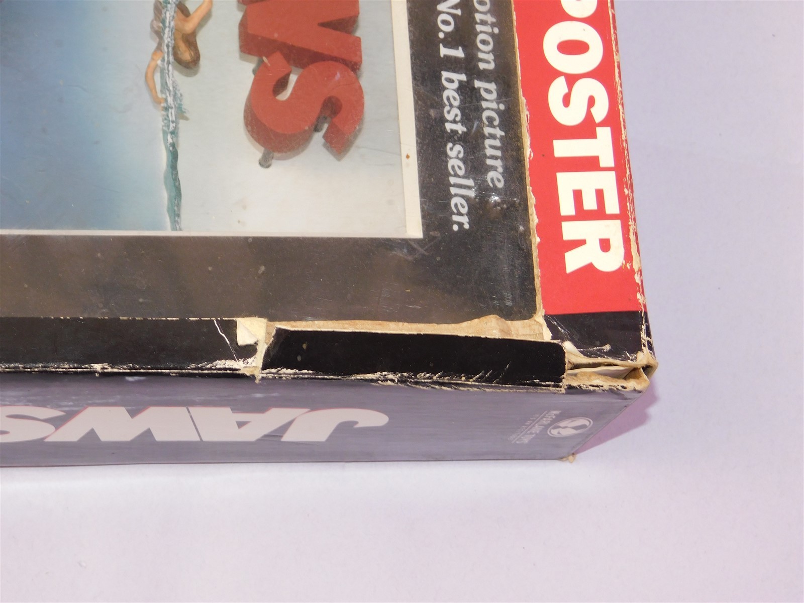 JAWS 1975 Movie 3D Poster Art Statue Steven Spielberg McFarlane Toys RARE