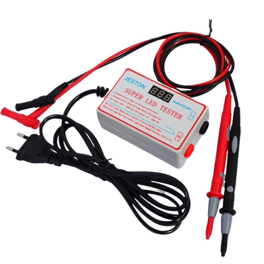 LED Light and TV Backlight Tester, 0-300V Adaptive Voltage Small, black