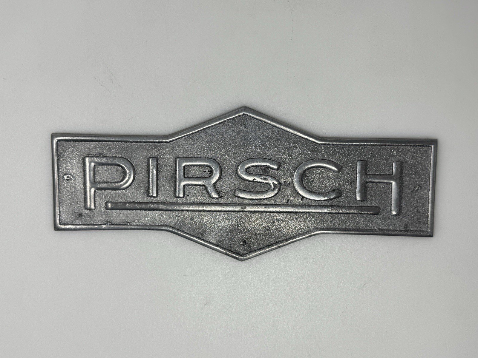 PIRSCH Fire Truck Emblem Nameplate Logo Badge Sign Firetruck Metal Cast Aluminum
