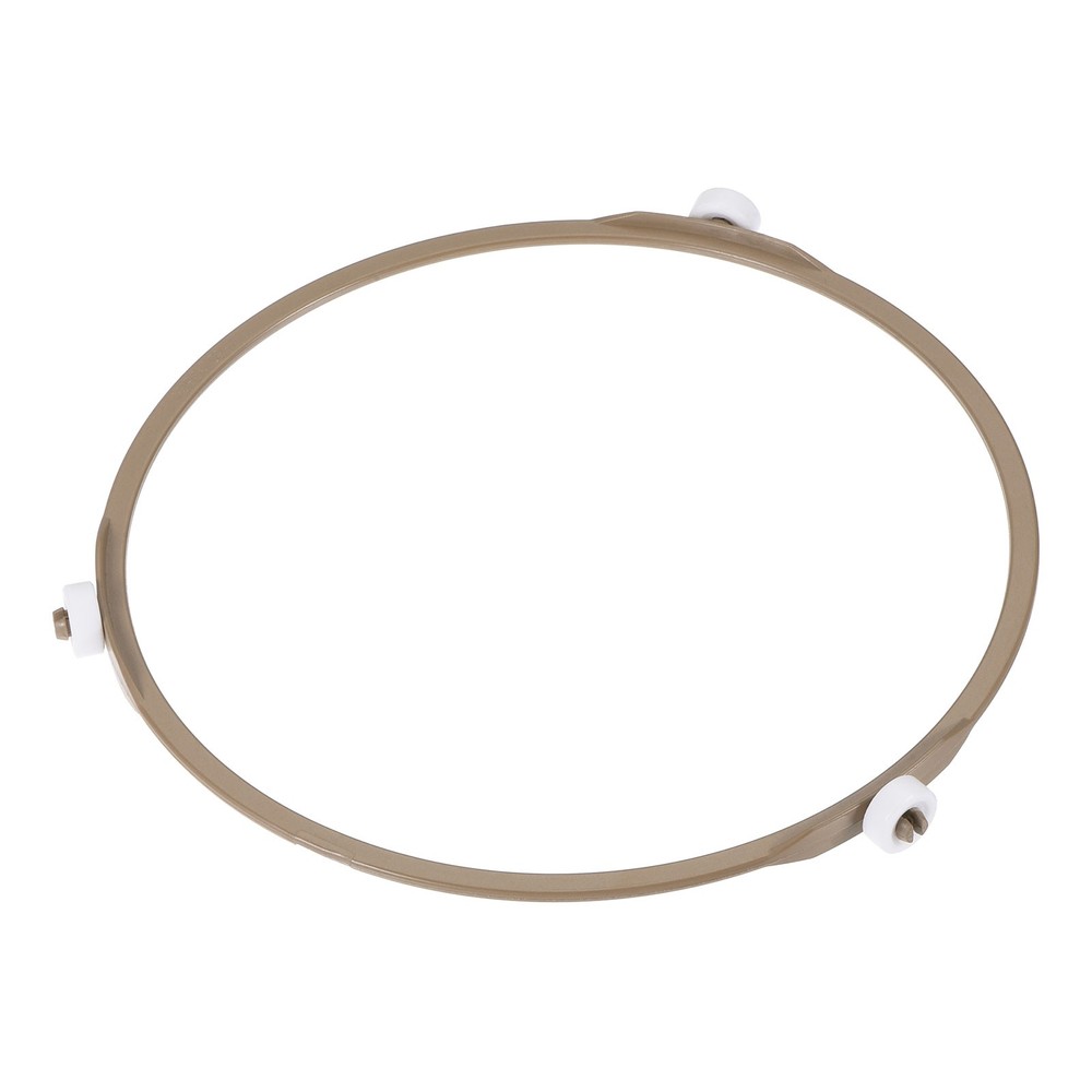 Microwave Oven Turntable Support Circle Glass Plate Roller Bracket Brown 2Pcs