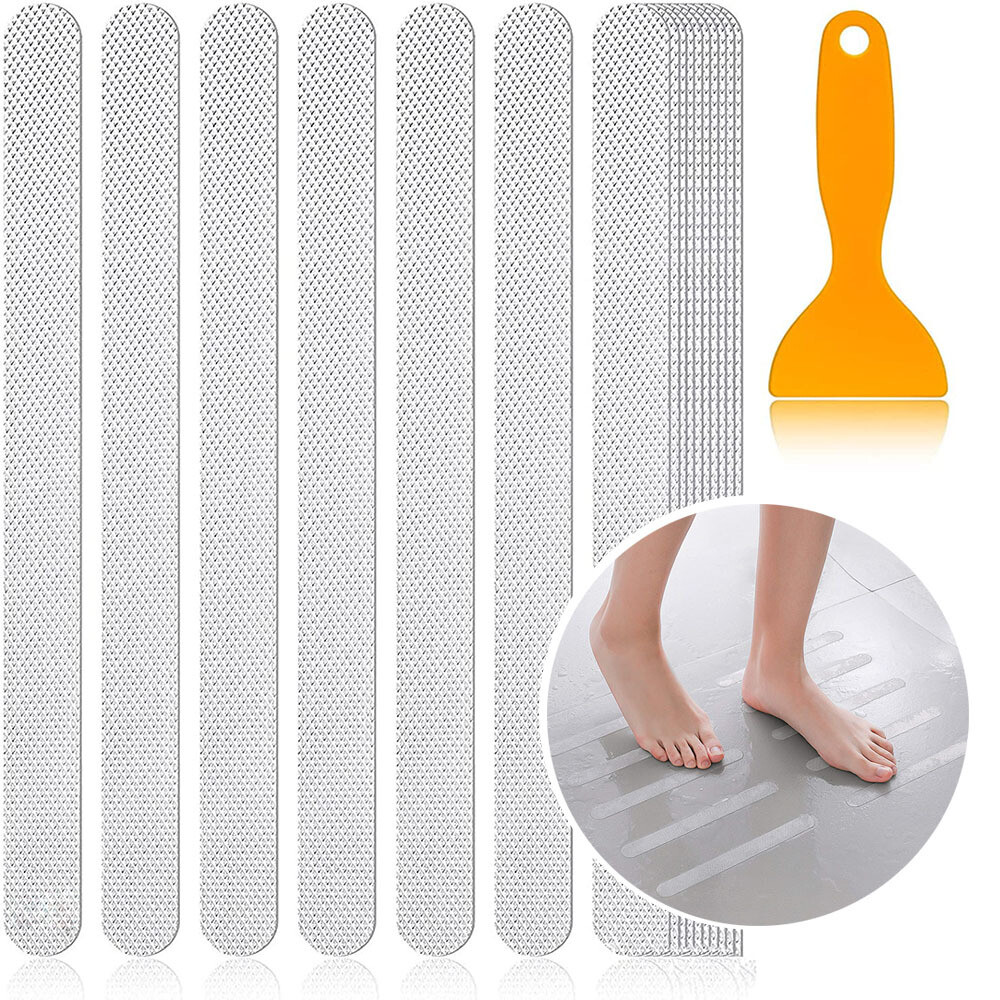 Bath Tub Shower Stickers Anti Slip Grip Strips Home Non-Slip Safety Floor Treads