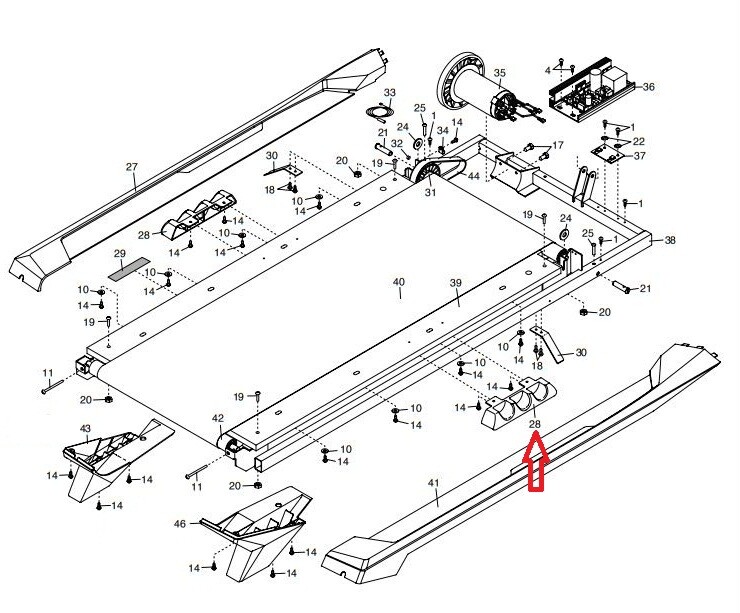 Proform Treadmill Deck Isolator Spring 318096