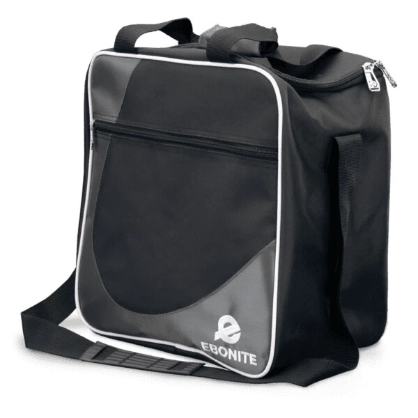 Ebonite Basic Grey 1 Ball Tote Bowling Bag