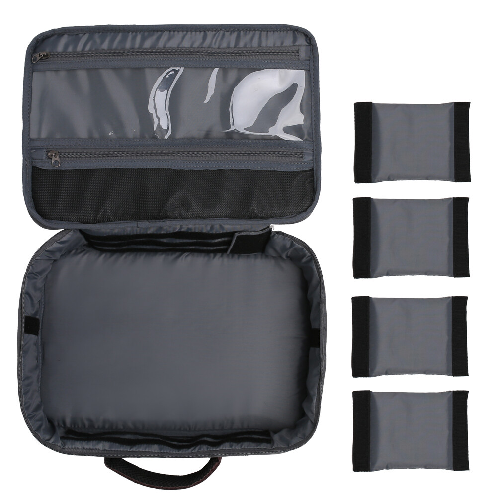 Fishing Reel Case Mesh Pocket Insert Leaf For Storage Fishing Gear Reel Bag