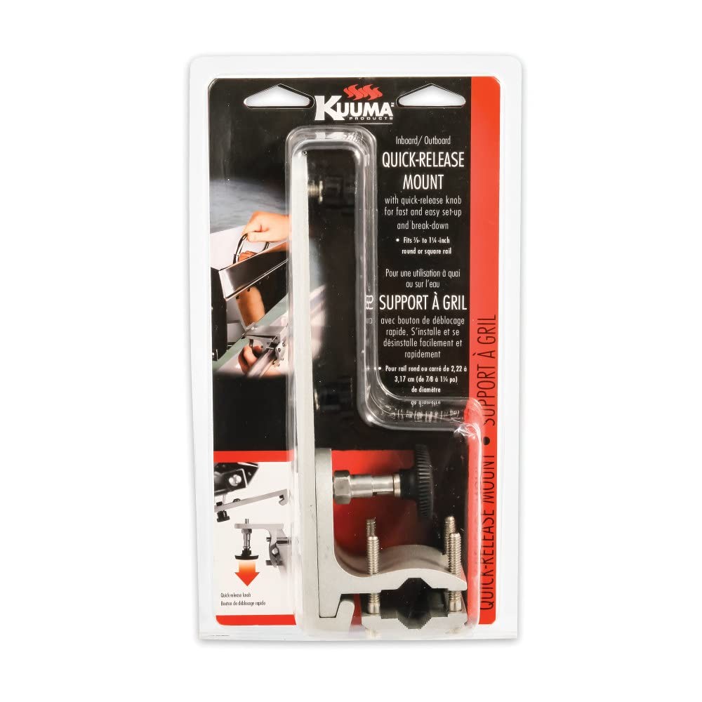 Kuuma Boat Rail Mount Quick Release Grill Bracket